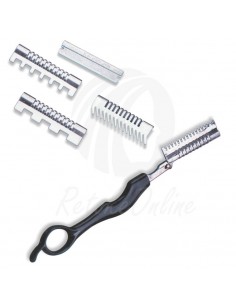Navaja Hair Shaper Con 4 Peines Platinum